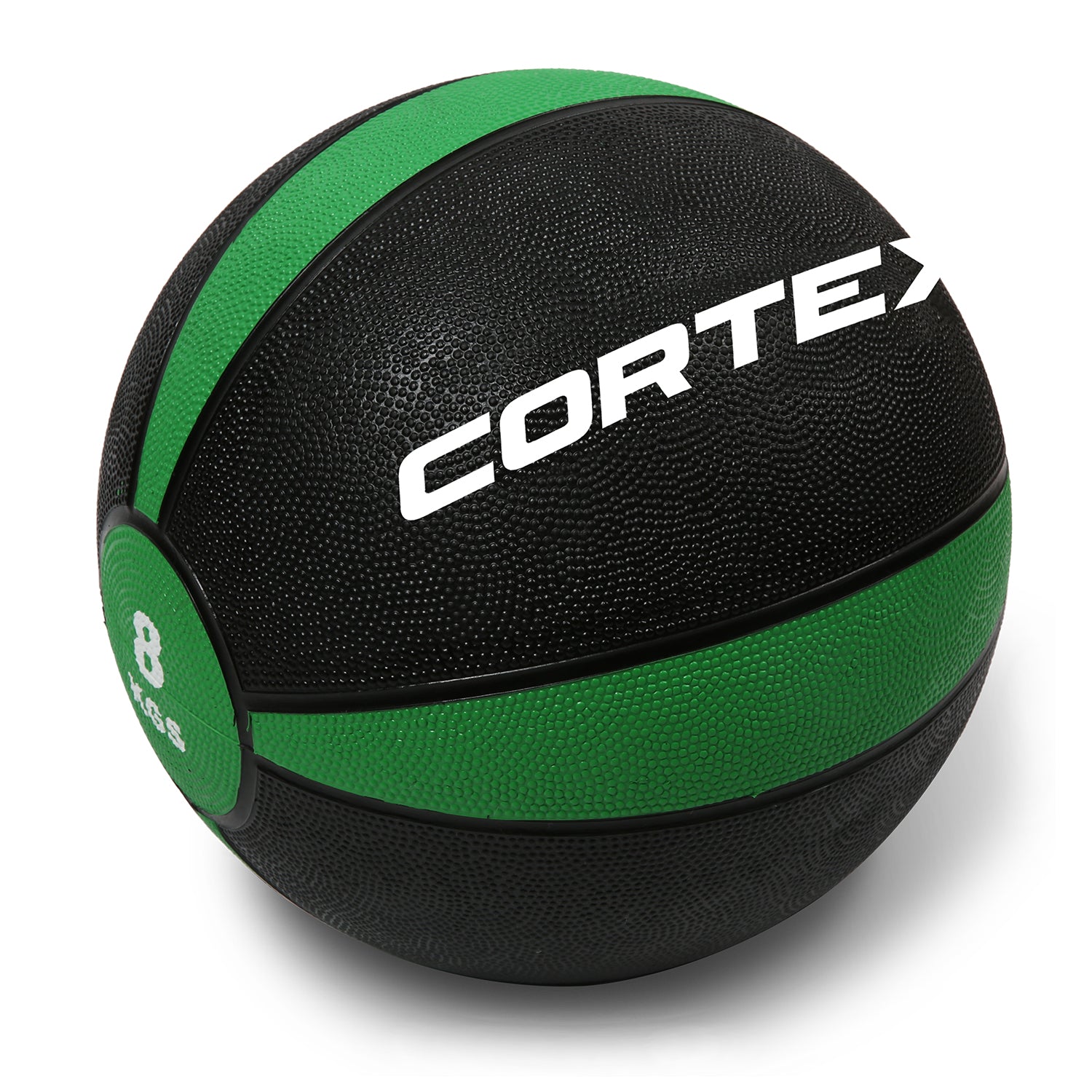Cortex 8kg Medicine Ball Rubber Casing Colour Coded