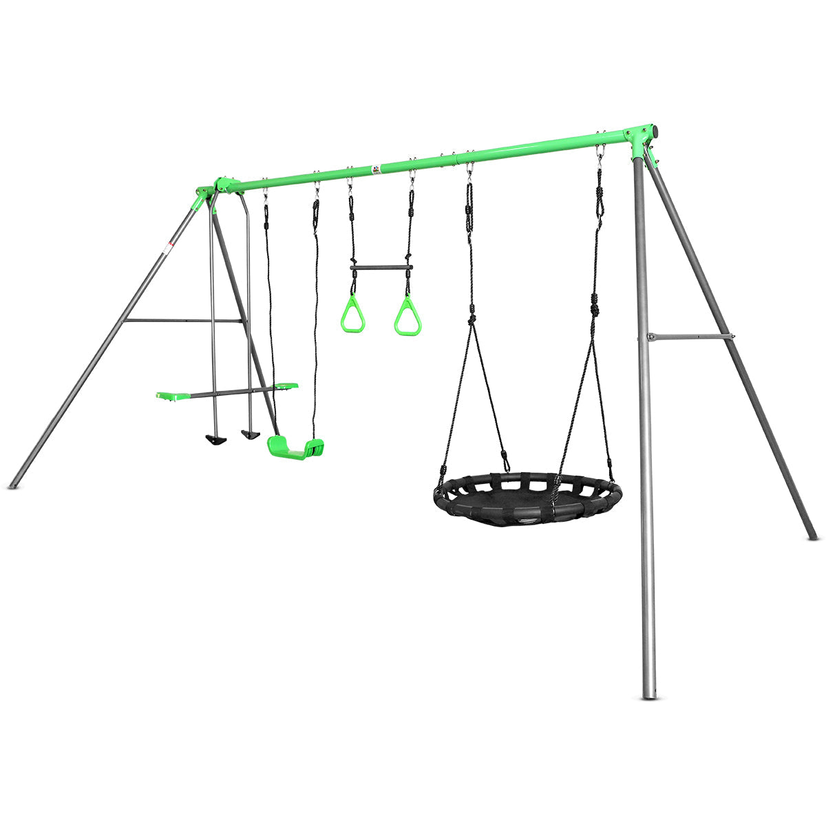 Lynx 4-Station Swing Set Kids Outdoor Play Galvanised Steel