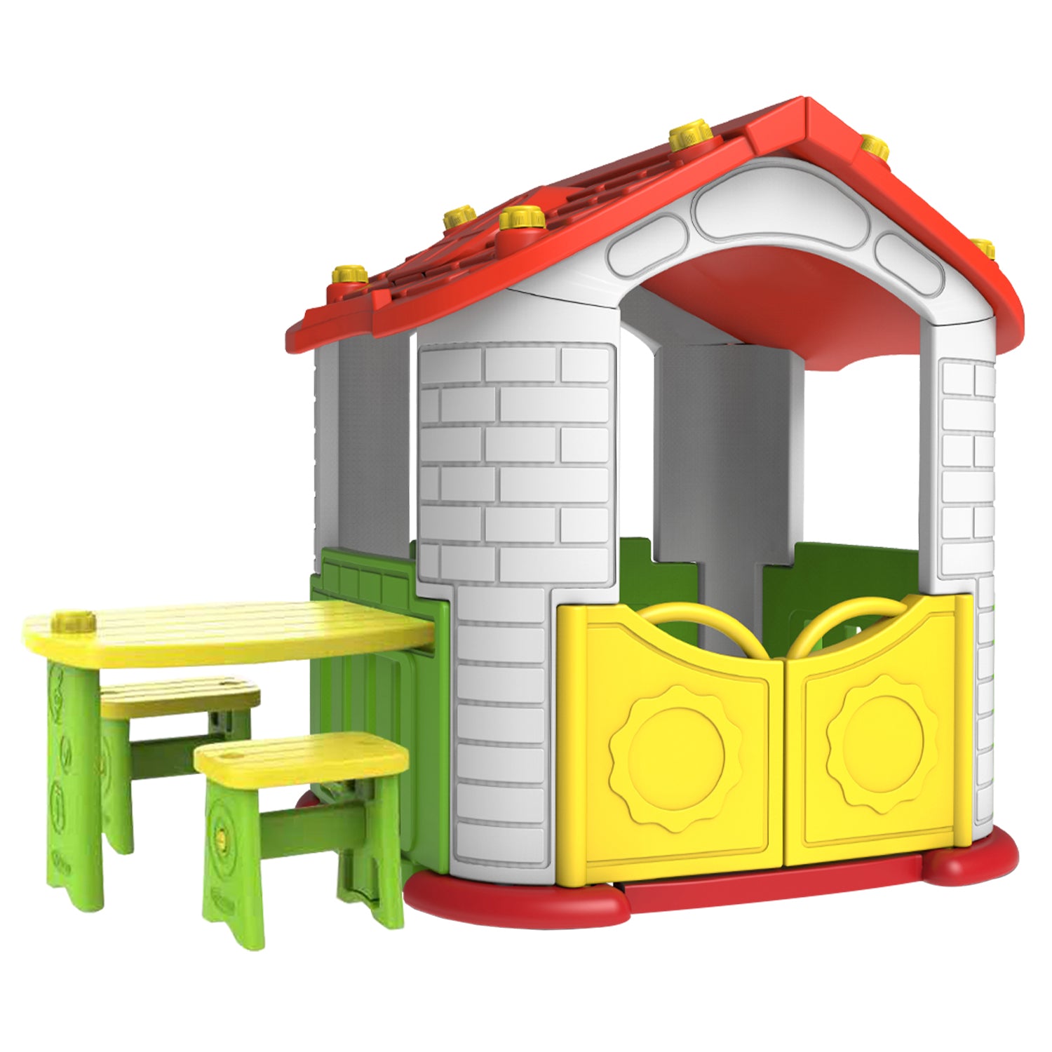 Wombat 2 Kids Playhouse Indoor Outdoor Colourful