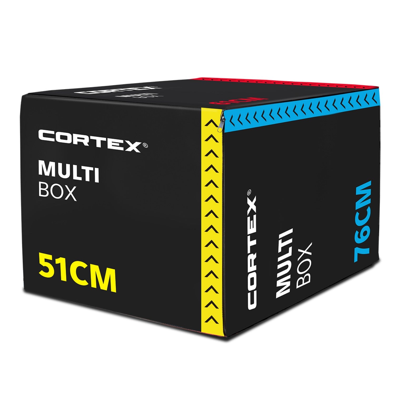 Cortex 3-in-1 Plyometric Training Box Foam Jump Box 51cm/61cm/76cm
