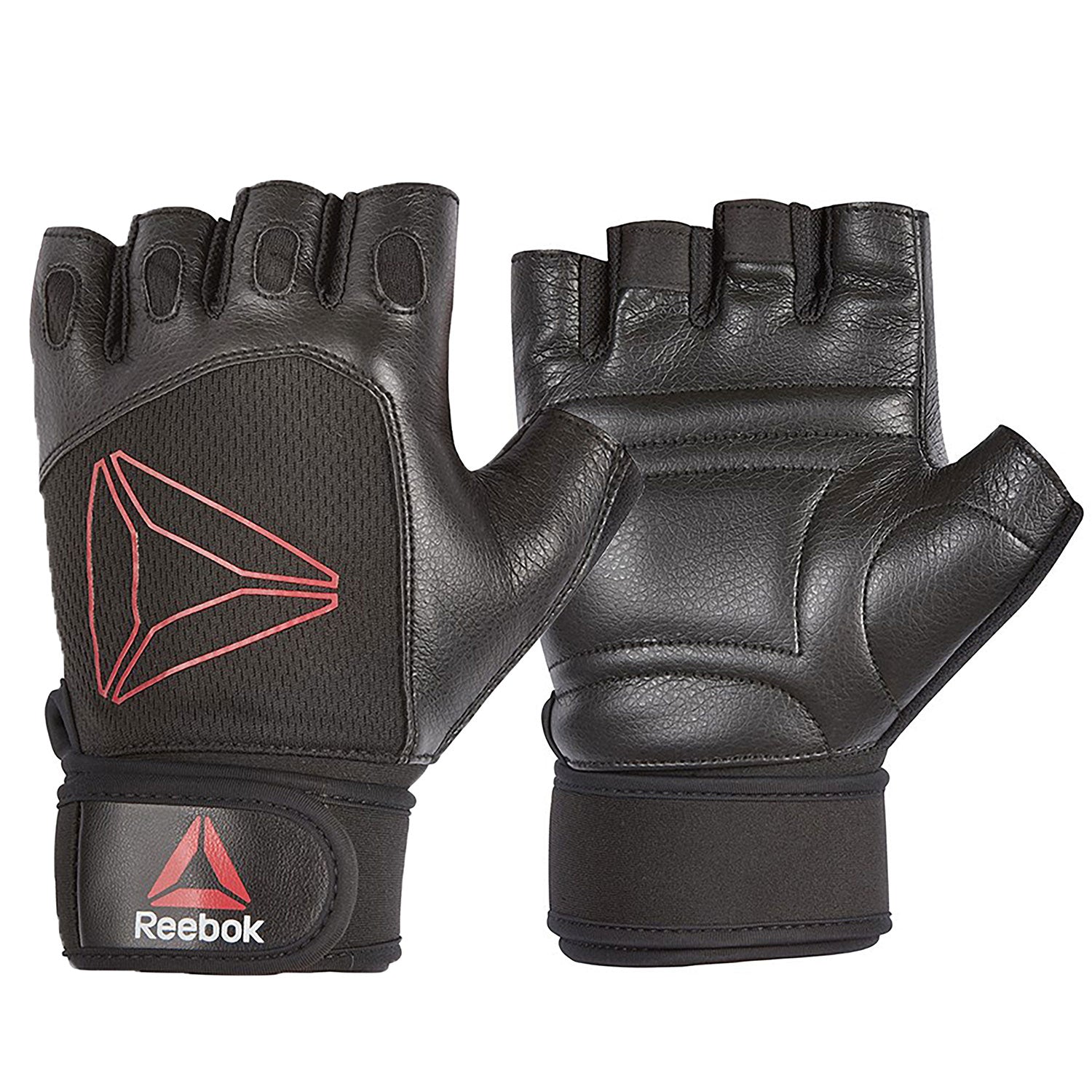 Reebok Small Lifting Gloves Black Red
