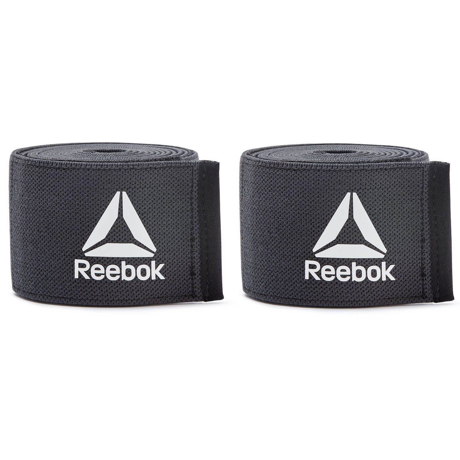 Reebok 2m Knee Wraps Black Elasticated Support
