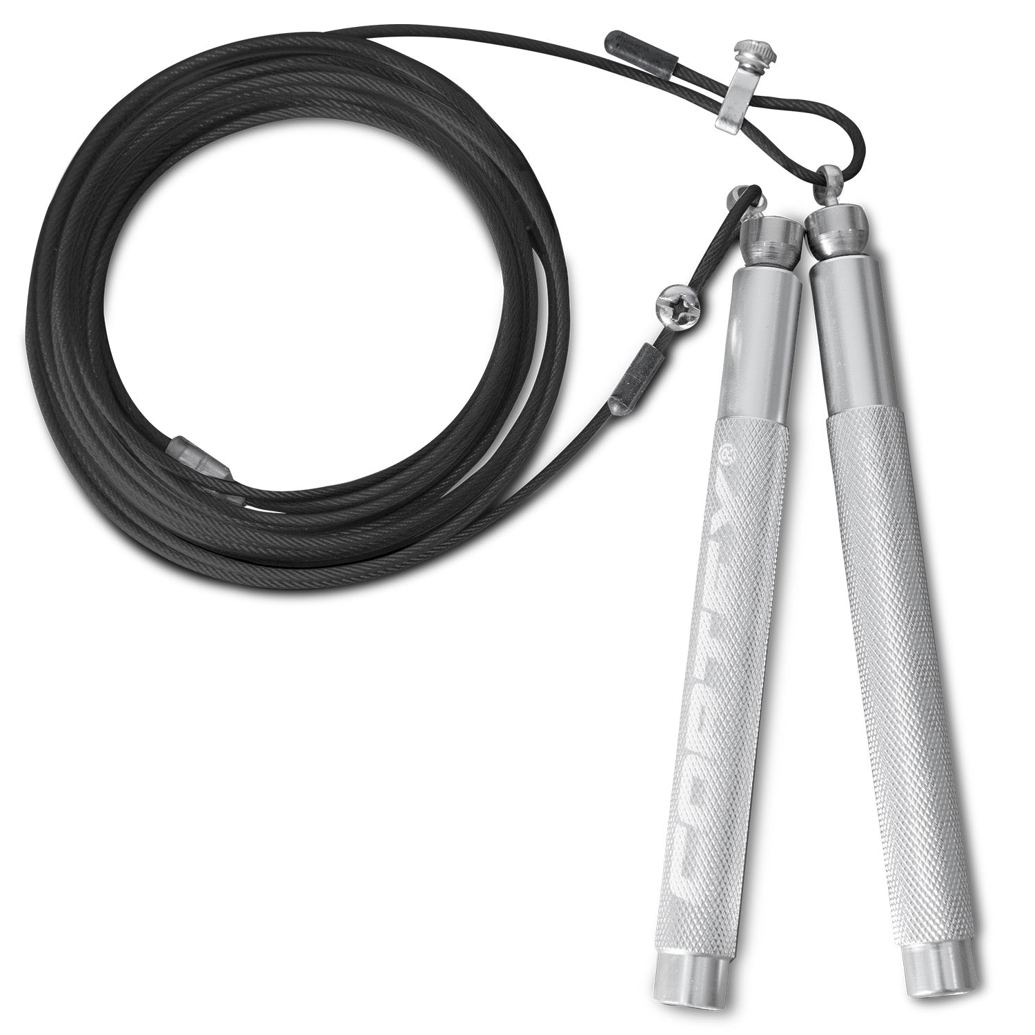 Cortex 3m Speed Skipping Rope Silver Adjustable Fitness