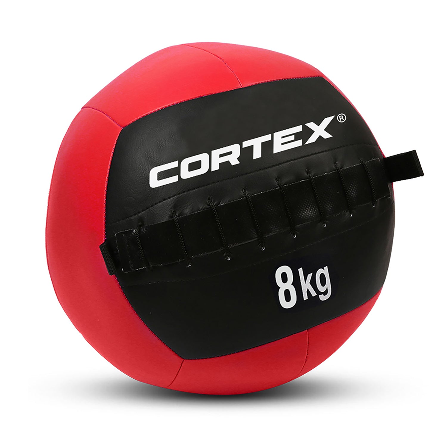 Cortex 8kg Wall Ball Red Polyurethane Leather