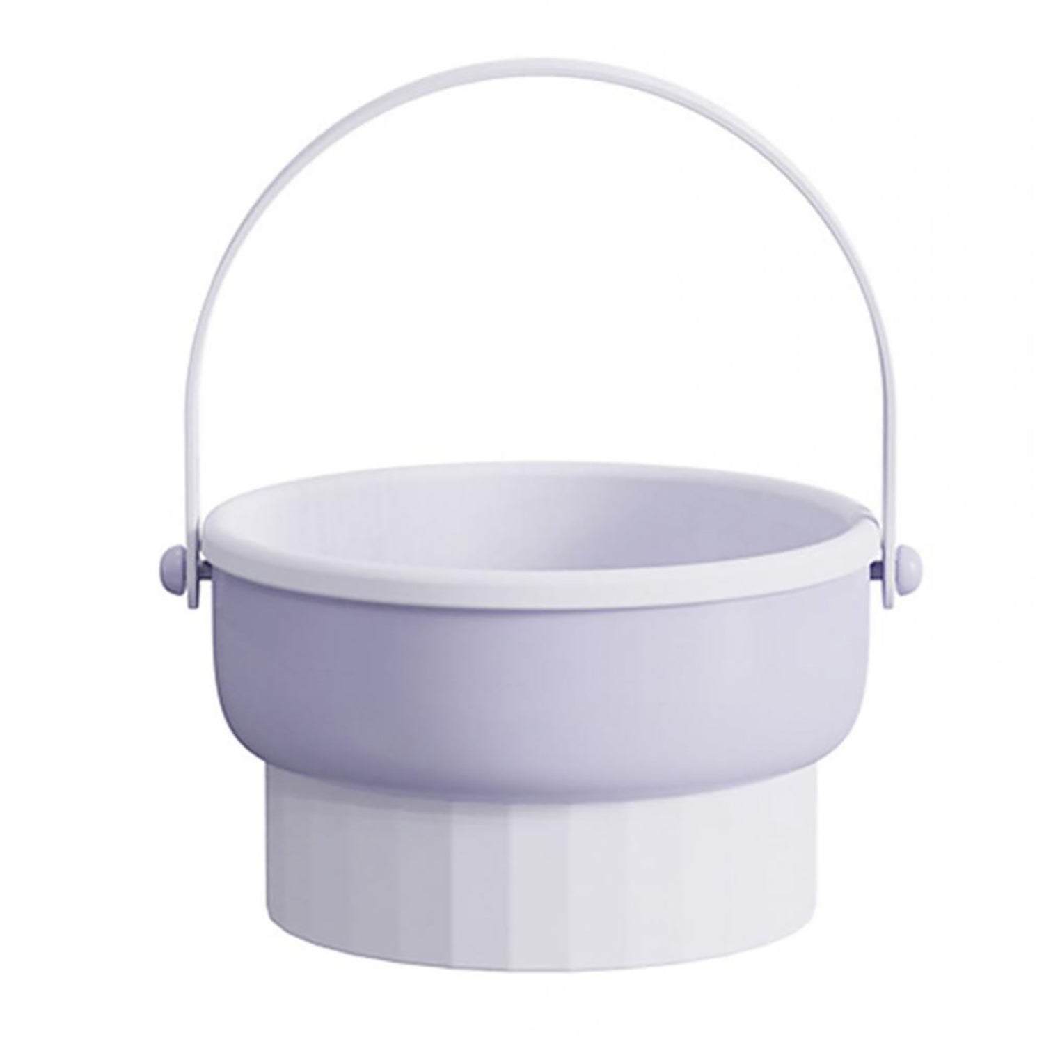 3 In 1 Makeup Brushes Cleaner Sponge Brush Washing Box Makeup Brush Drying Basket Light Purple