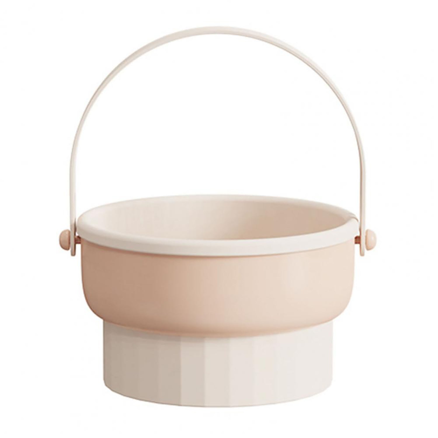 3 In 1 Makeup Brushes Cleaner Sponge Brush Washing Box Makeup Brush Drying Basket Beige