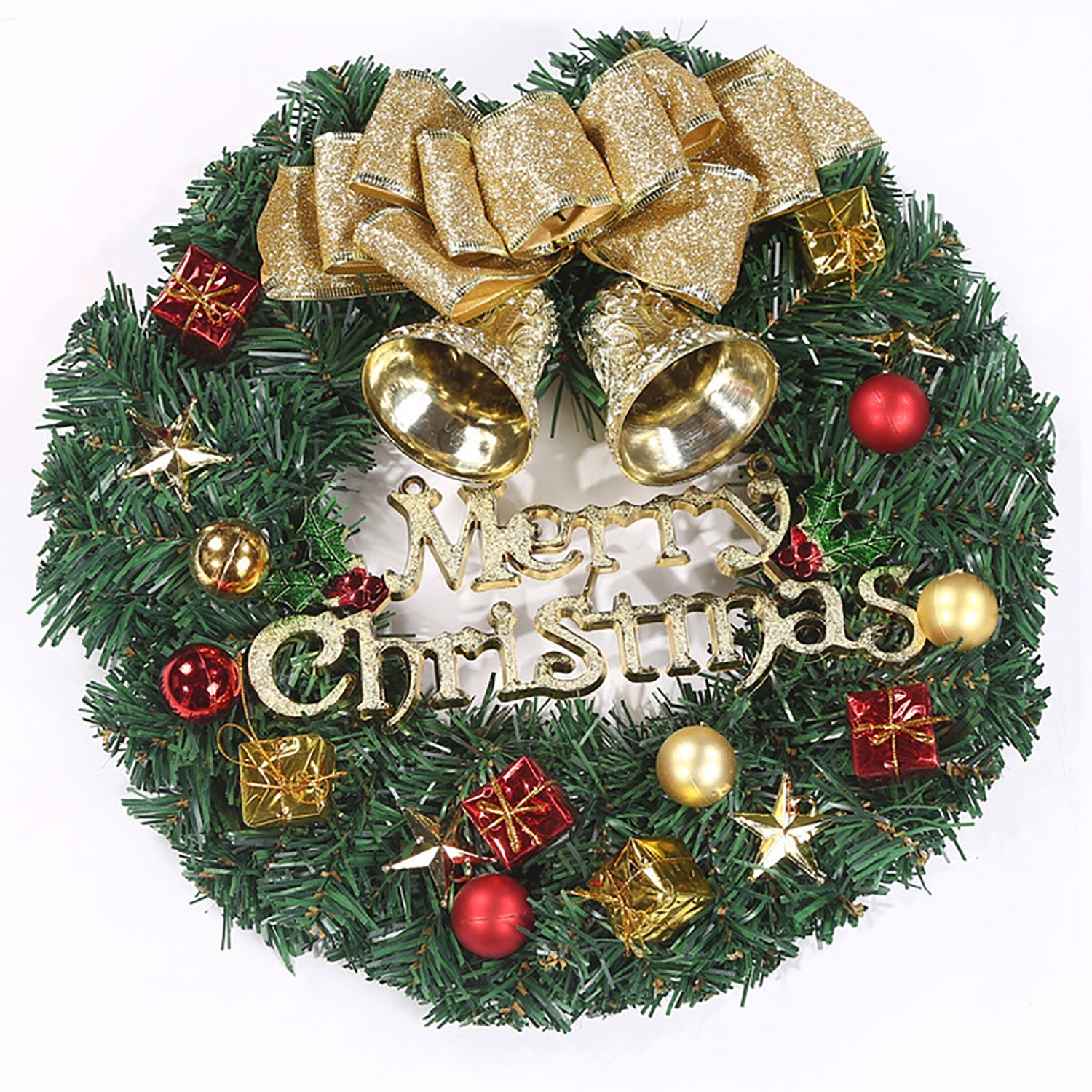 Christmas Wreath Door Garland Decoration Front Door Hanging Flowers Tree Decor J1-4