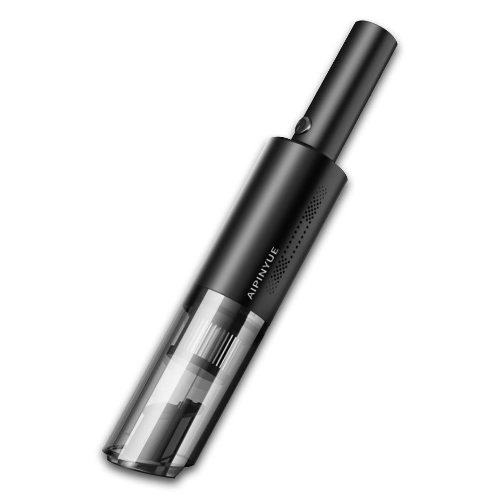 Wireless Charge 6000Pa Suction Powerful Portable Car Vacuum Cleaner Home Duster Black