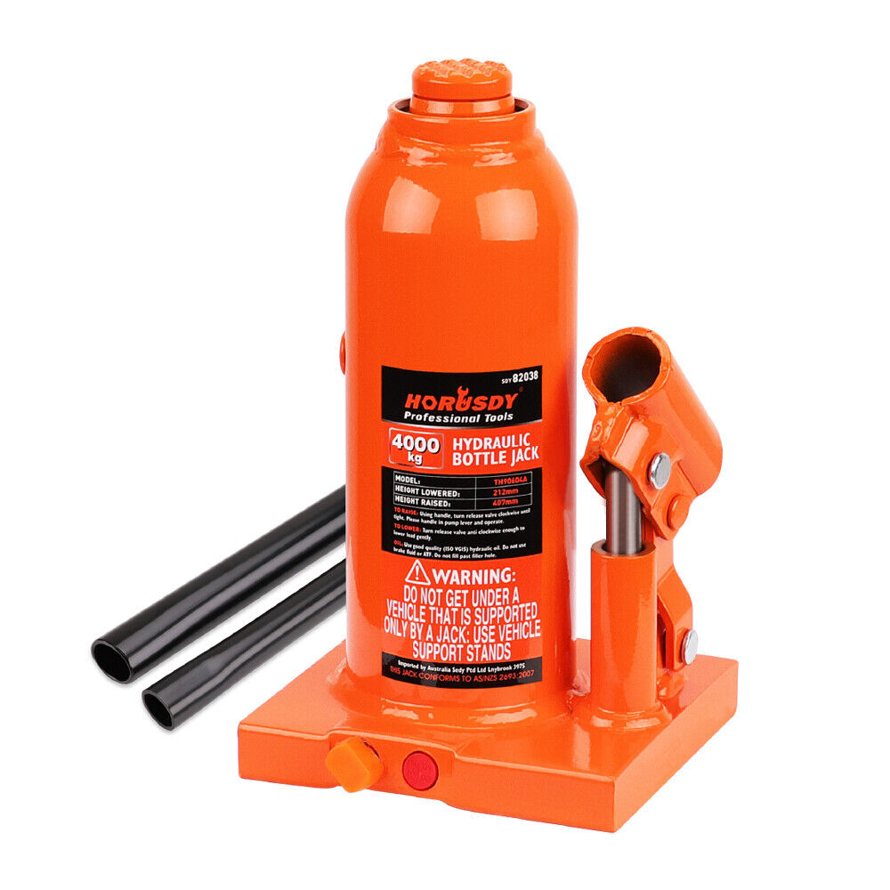 4-Ton 8,000 LBs Hydraulic Bottle Jack Heavy Duty Car Lifter with Safety Valve