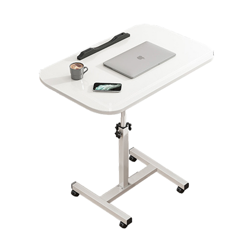 Movable lifting computer table bedside portable table White