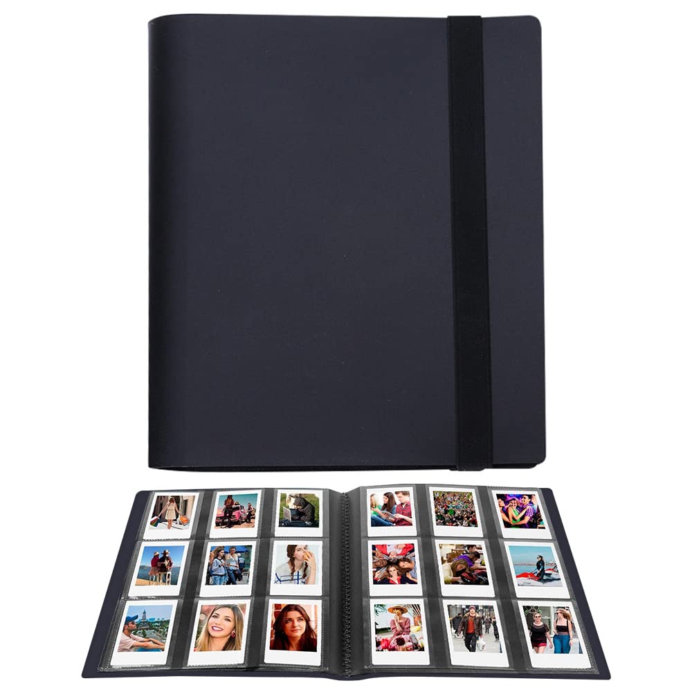 LIFEBEA 432 Pockets Photo Album for Fujifilm Instax Mini Camera, Polaroid Snap PIC-300 Z2300 Instant Camera, 2x3 Photo Album Book for Fujifilm Instax Mini 11 9 Evo 90 70 40 8 7 LiPlay Instant Camera Black
