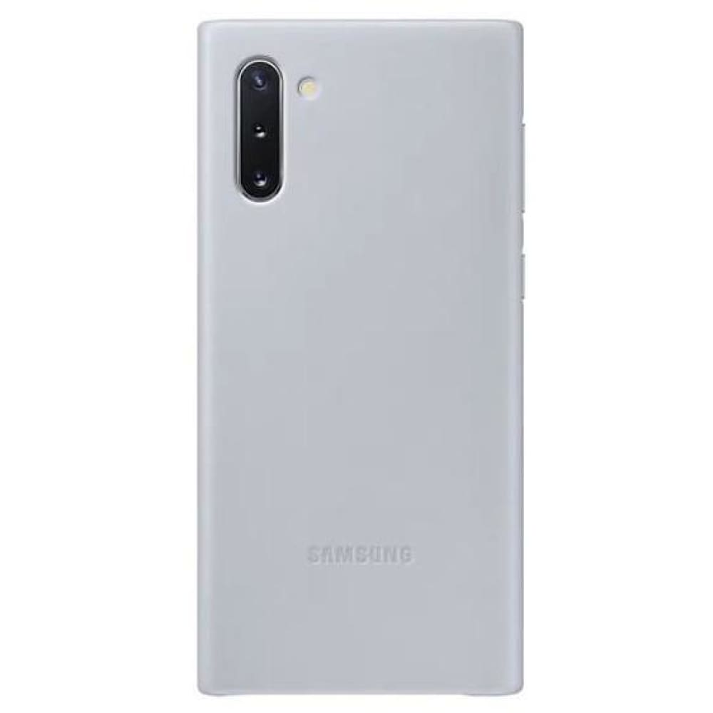 Samsung Galaxy Note 10 Leather Cover - Grey