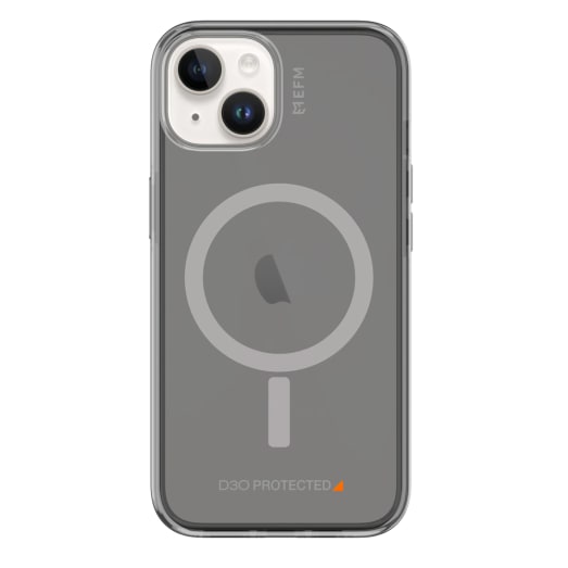 EFM Alta Case Magsafe Armour with D3O Crystalex For iPhone 14 Plus 6.7" - Smoke / Black