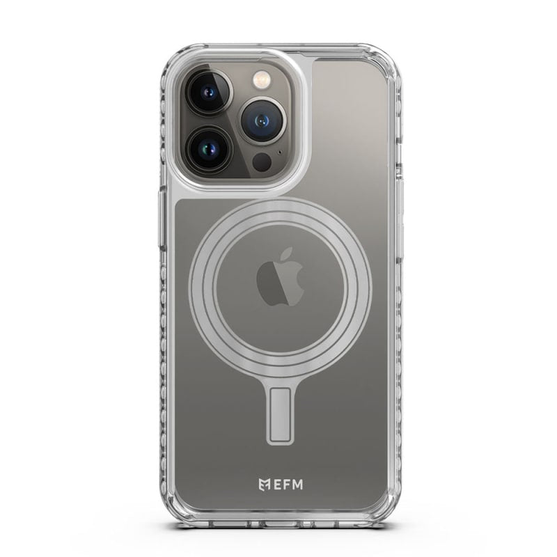 EFM Zurich Flux Case Armour Compatible with MagSafe for iPhone 13 Pro 6.1" Pro - Frost Clear