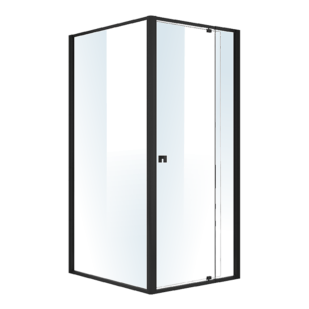 Semi Frameless Shower Screen 82 90 x 195cm & 98 101 x 195cm Side AS/NZS Glass