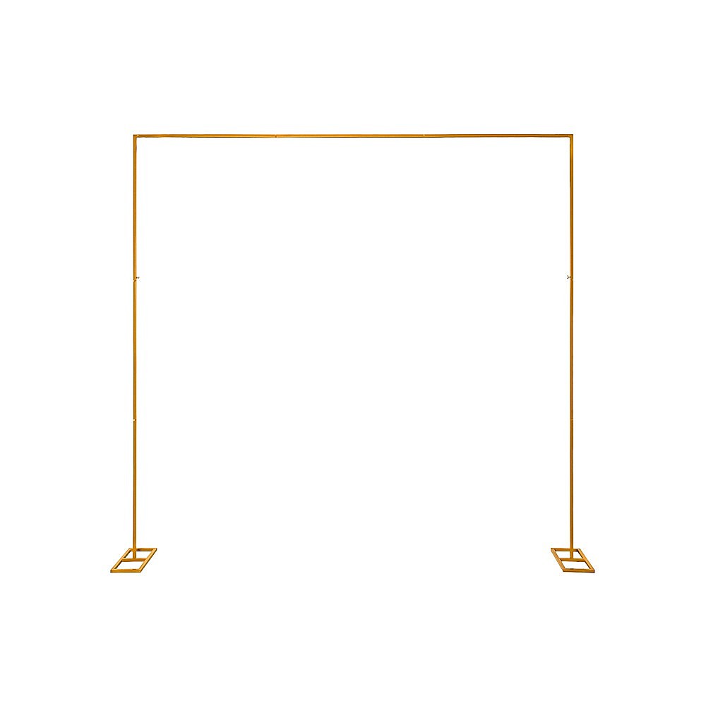 3m Wedding Arch Backdrop Stand – Square Metal Frame for Balloons & Flowers