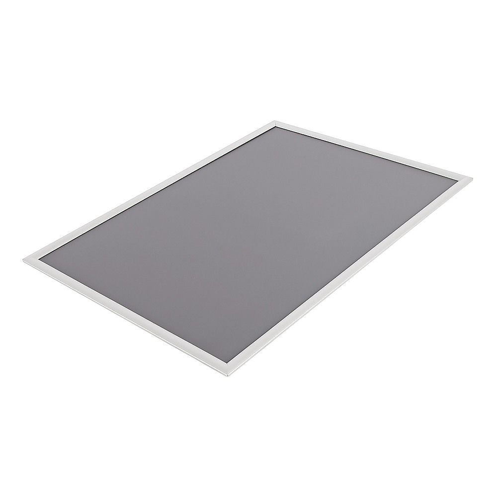 A0 2pc Aluminium Snap Poster Frame Wall Mount Sign Holder Silver