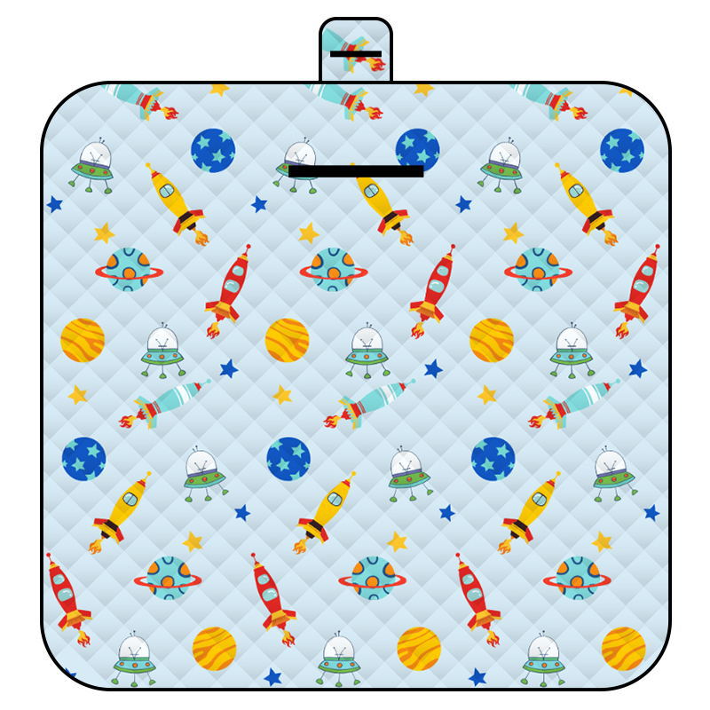 Thickened Waterproof Picnic Blanket - Portable Outdoor Beach Mat for Camping and Hiking 150*200cm Rocket