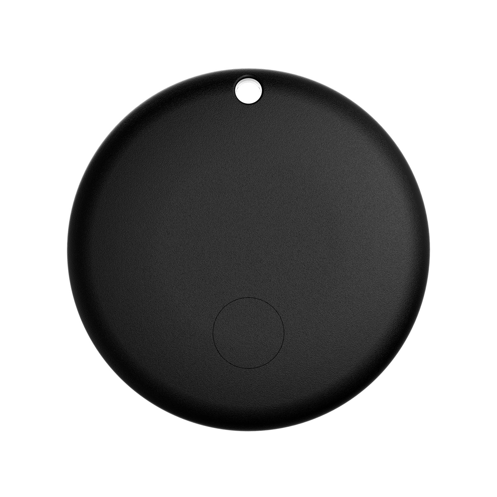 Round Black Mini GPS Tracker - Apple Find My Enabled, Key Finder, Wallet Locator, Anti-Theft Tag