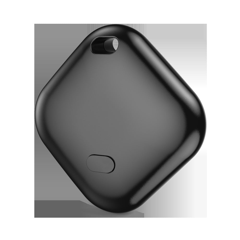 Square Black Mini GPS Tracker - Apple Find My Enabled, Key Finder, Wallet Locator, Anti-Theft Tag