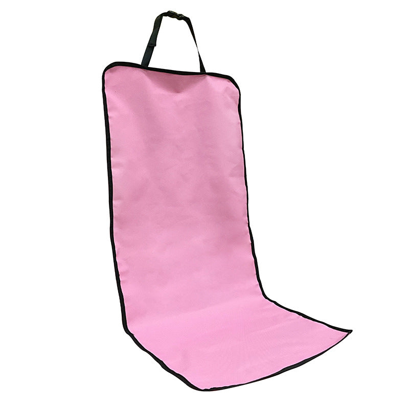 4 Pcs Pink Waterproof Pet Car Seat Cover - Scratch-Resistant Oxford Cloth for Dogs and Cats 106 x 49 cm