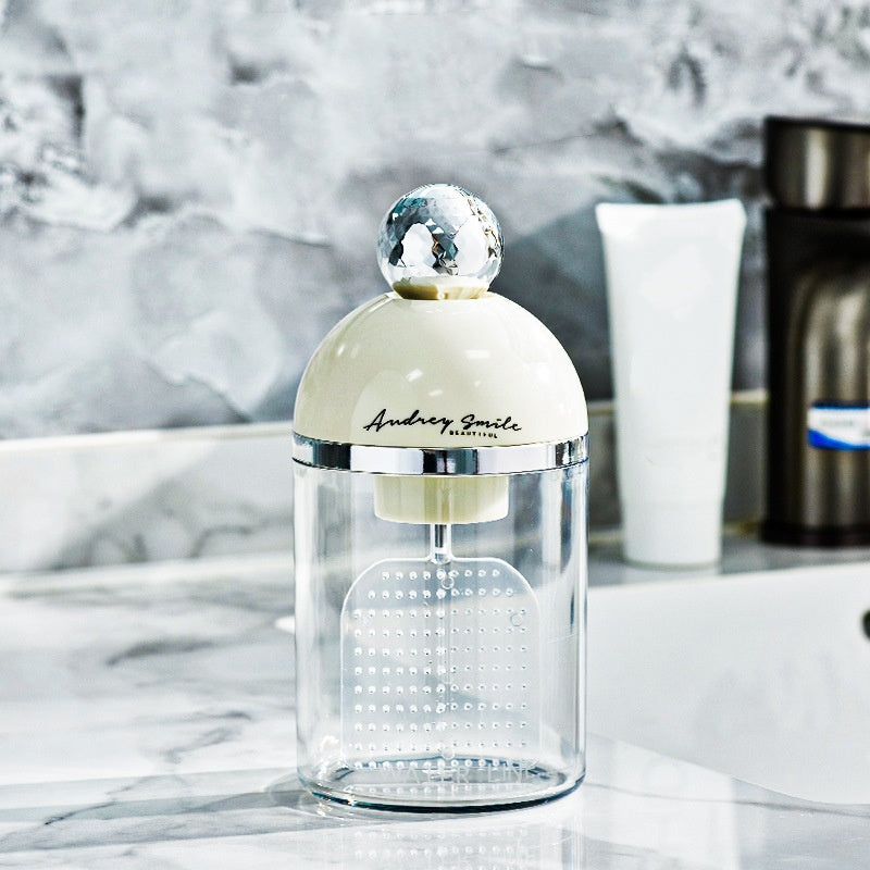Electric Foaming Cleanser Maker - Rechargeable, Dense Foam for Deep Cleansing Cream White
