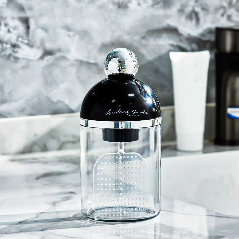 Electric Foaming Cleanser Maker - Rechargeable, Dense Foam for Deep Cleansing Elegant Black