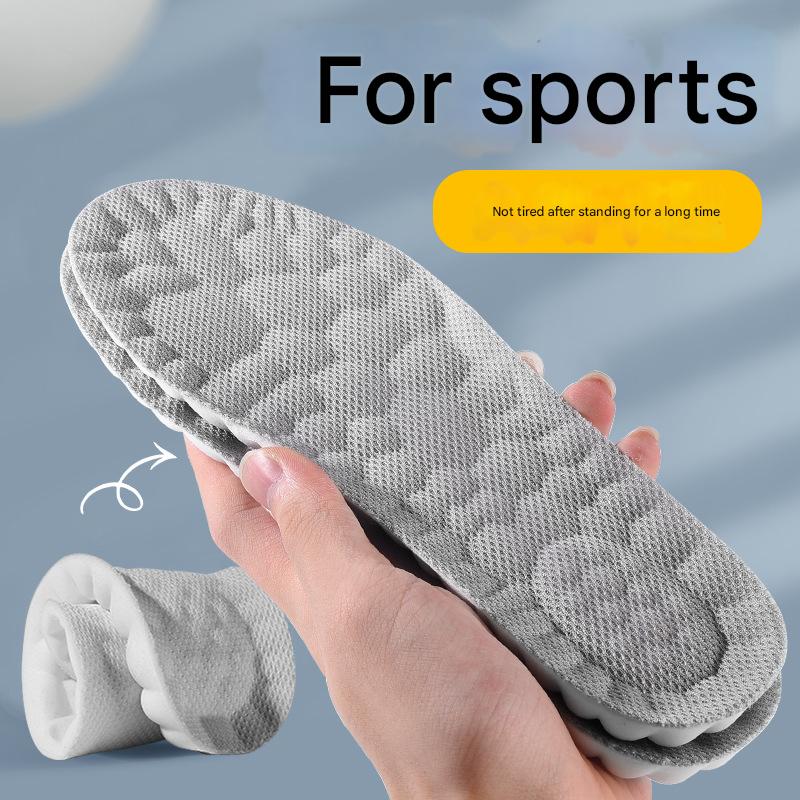 5 pcs 4D Cloud Technology Shoe Inserts - High Rebound, Super Soft, Breathable, Athletic Support size : 45-46/285mm