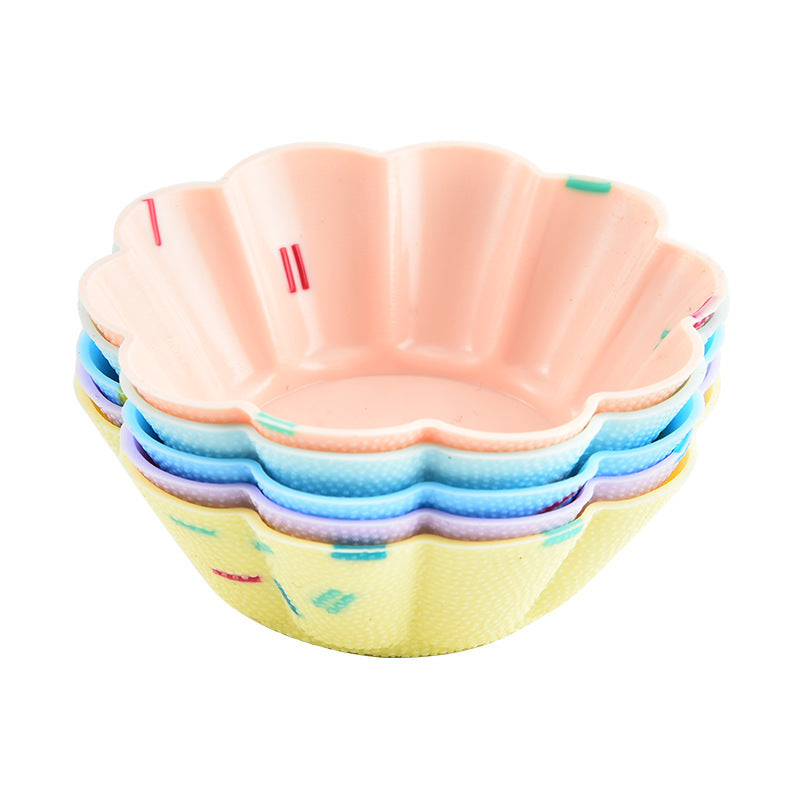 Style 3 Silicone Mini Cake Molds 30 Pack - For Cupcakes, Desserts 7x7x2.5cm