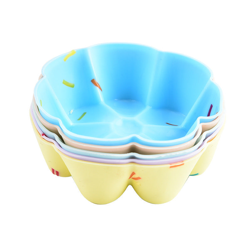 Style 8 Silicone Mini Cake Molds 30 Pack - For Cupcakes, Desserts 7x7x2.5cm