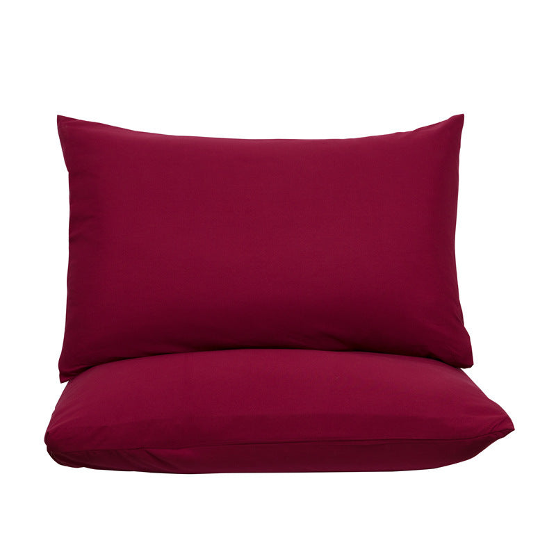 Claret Red Ultra Soft Brushed Waterproof Pillow Protectors Set of 2 - 50x70cm, Stain & Spill Guard for Bed Pillows Note: pillow core not included