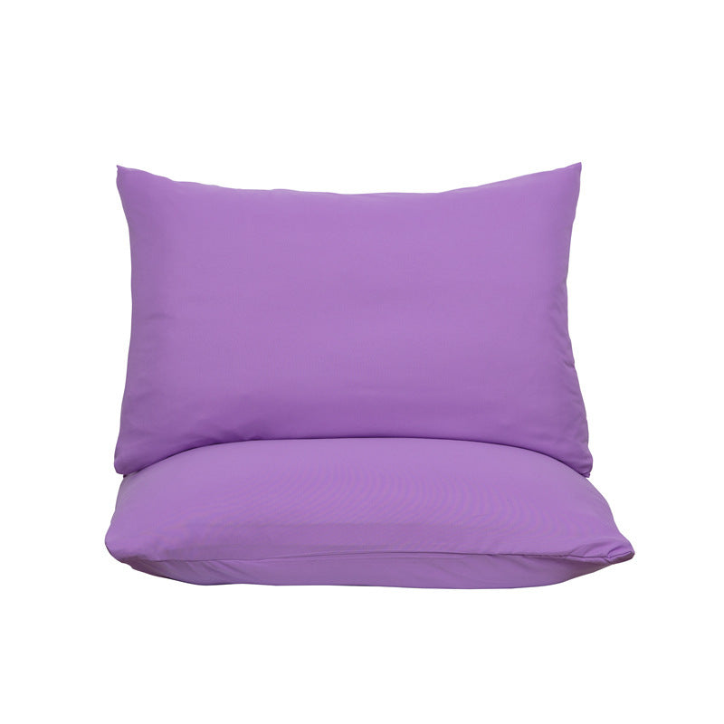 Purple Ultra Soft Brushed Waterproof Pillow Protectors Set of 2 - 50x70cm, Stain & Spill Guard for Bed Pillows Note: pillow core not included