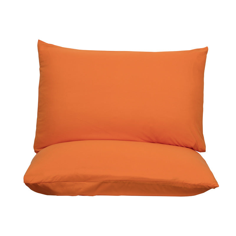 Orange Ultra Soft Brushed Waterproof Pillow Protectors Set of 2 - 50x70cm, Stain & Spill Guard for Bed Pillows Note: pillow core not included
