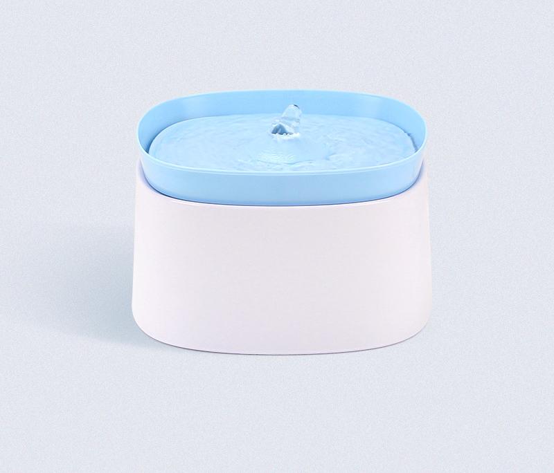 Automatic Pet Water Fountain - USB Powered, Multi-Stage Filtration, Ultra-Quiet, 2L Capacity Blue