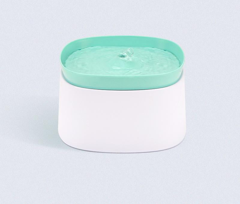 Automatic Pet Water Fountain - USB Powered, Multi-Stage Filtration, Ultra-Quiet, 2L Capacity Green