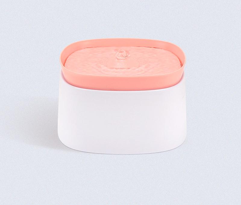 Automatic Pet Water Fountain - USB Powered, Multi-Stage Filtration, Ultra-Quiet, 2L Capacity Pink