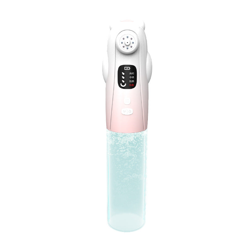 Nano Facial Mist Sprayer & Oxygen Injector - 3 Modes, Deep Hydration & Serum Absorption pink