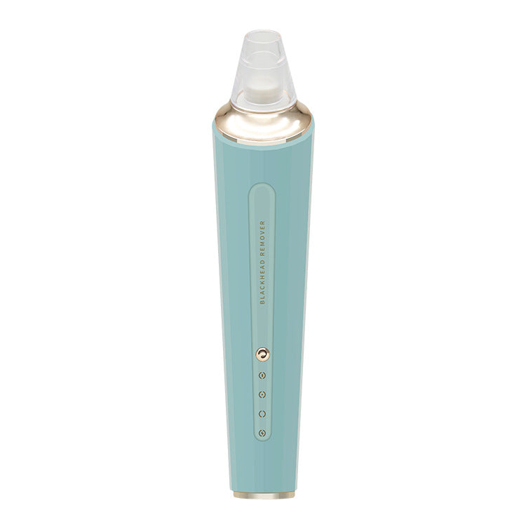 Professional Electric Blackhead Remover Vacuum - 3 Modes, 4 Suction Heads Blue
