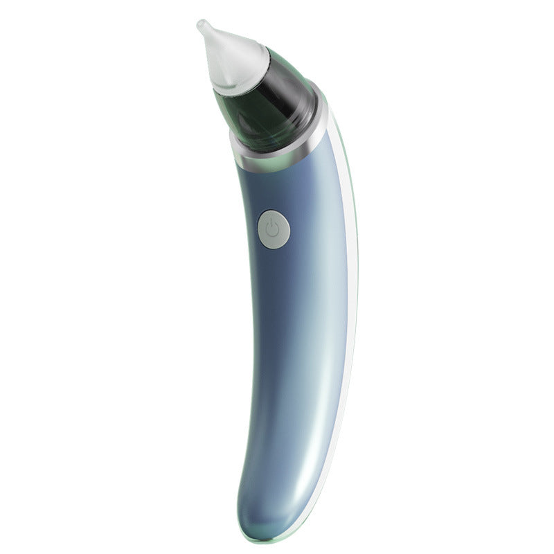 Electric Baby Nasal Aspirator - 5 Suction Levels, Anti-Reflux, USB Rechargeable Blue