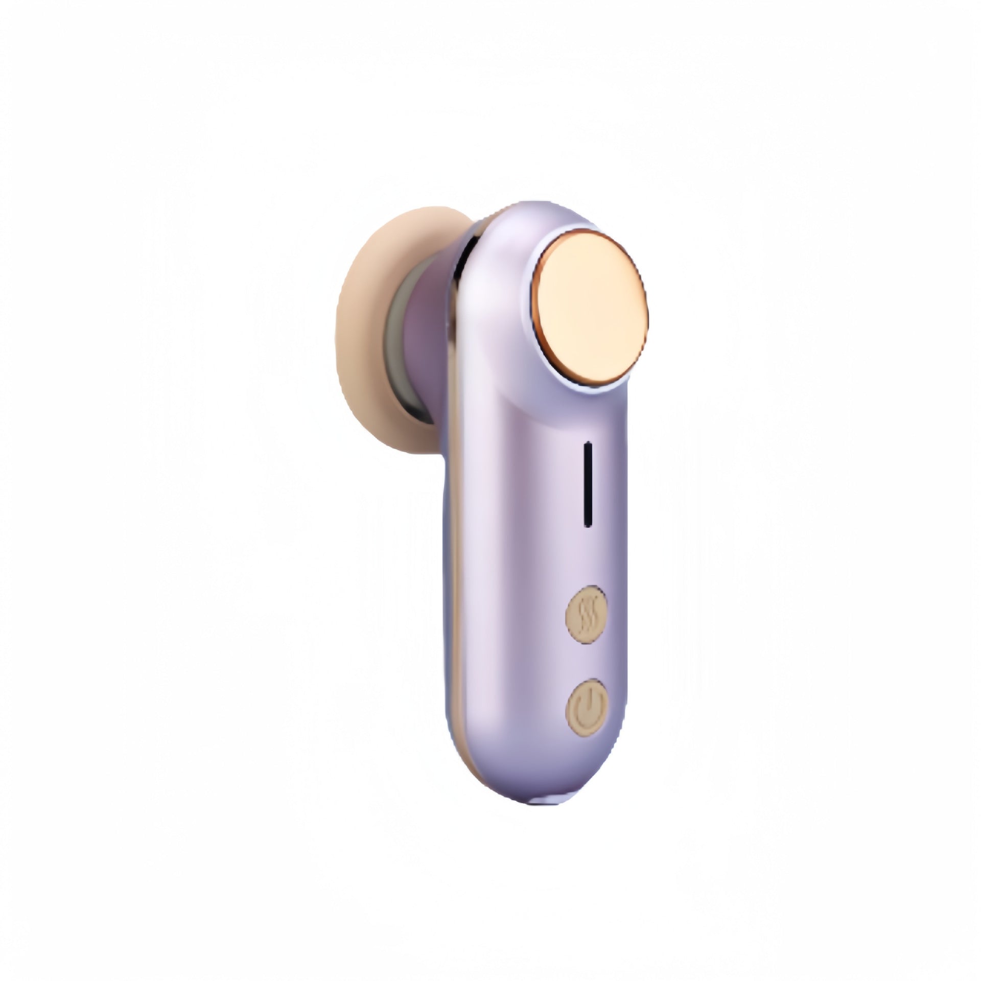 Mini Facial & Head Massager with Heat Therapy - USB-C Rechargeable, 3 Modes Light purple
