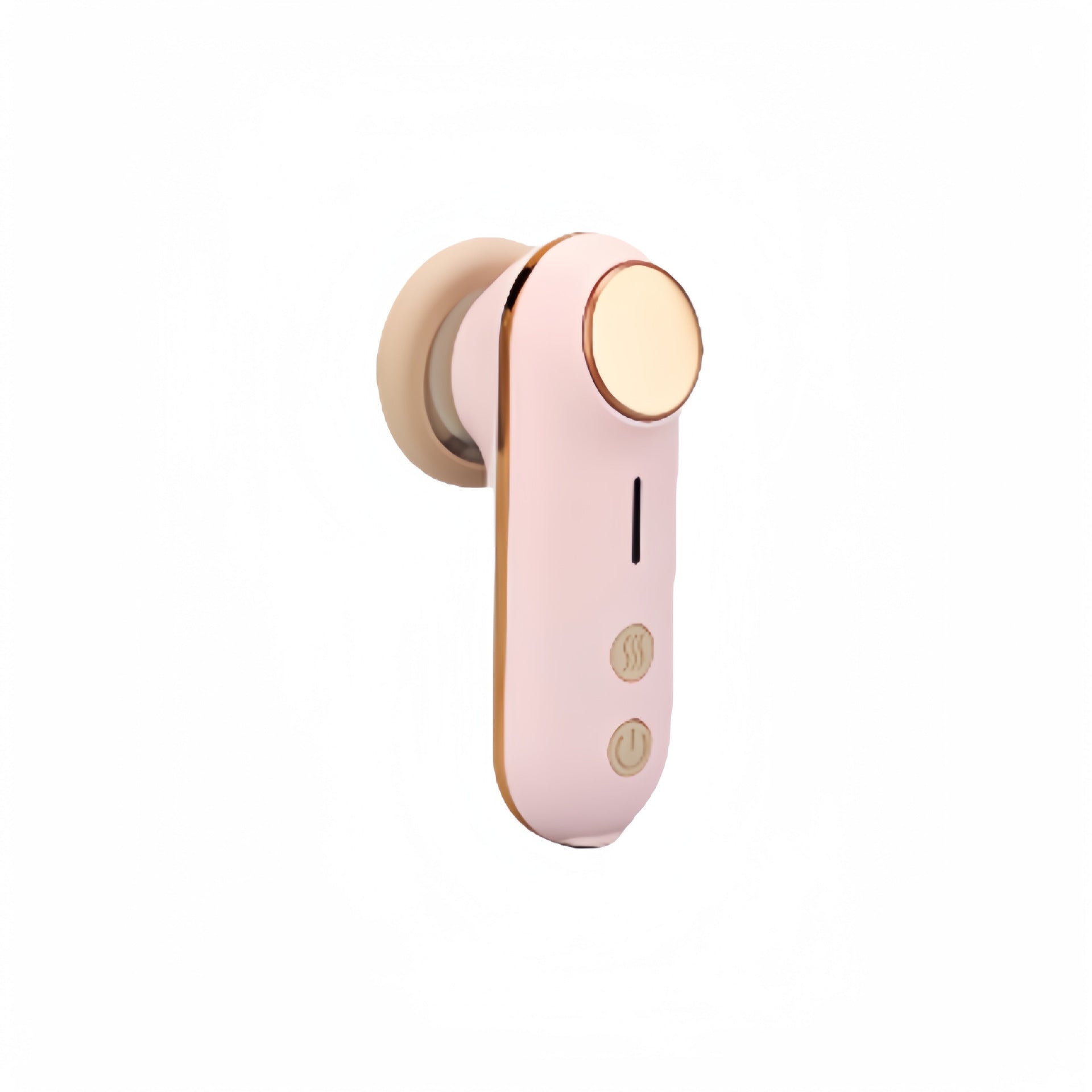 Mini Facial & Head Massager with Heat Therapy - USB-C Rechargeable, 3 Modes Pink