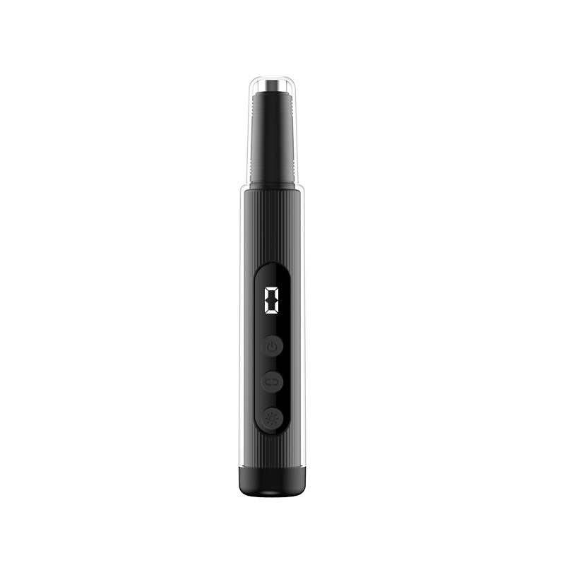 Portable Cordless Electric Nail Drill Kit with UV Lamp - 0-20000RPM, LED Display, 12 Bits Grey