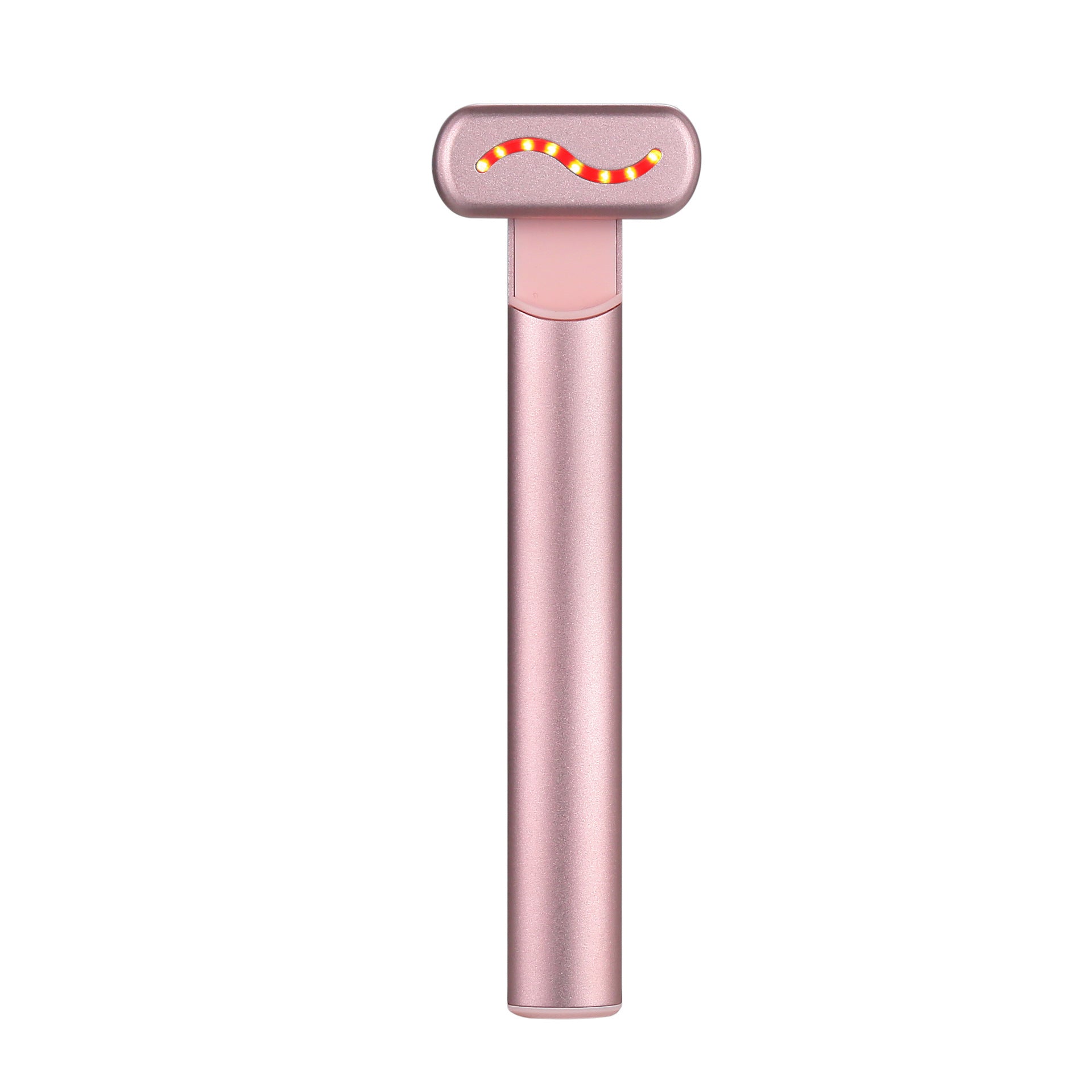 RF EMS Eye Beauty Device - 42C Constant Temperature, Microcurrent & Red Light Therapy for Eye Care Rose Gold
