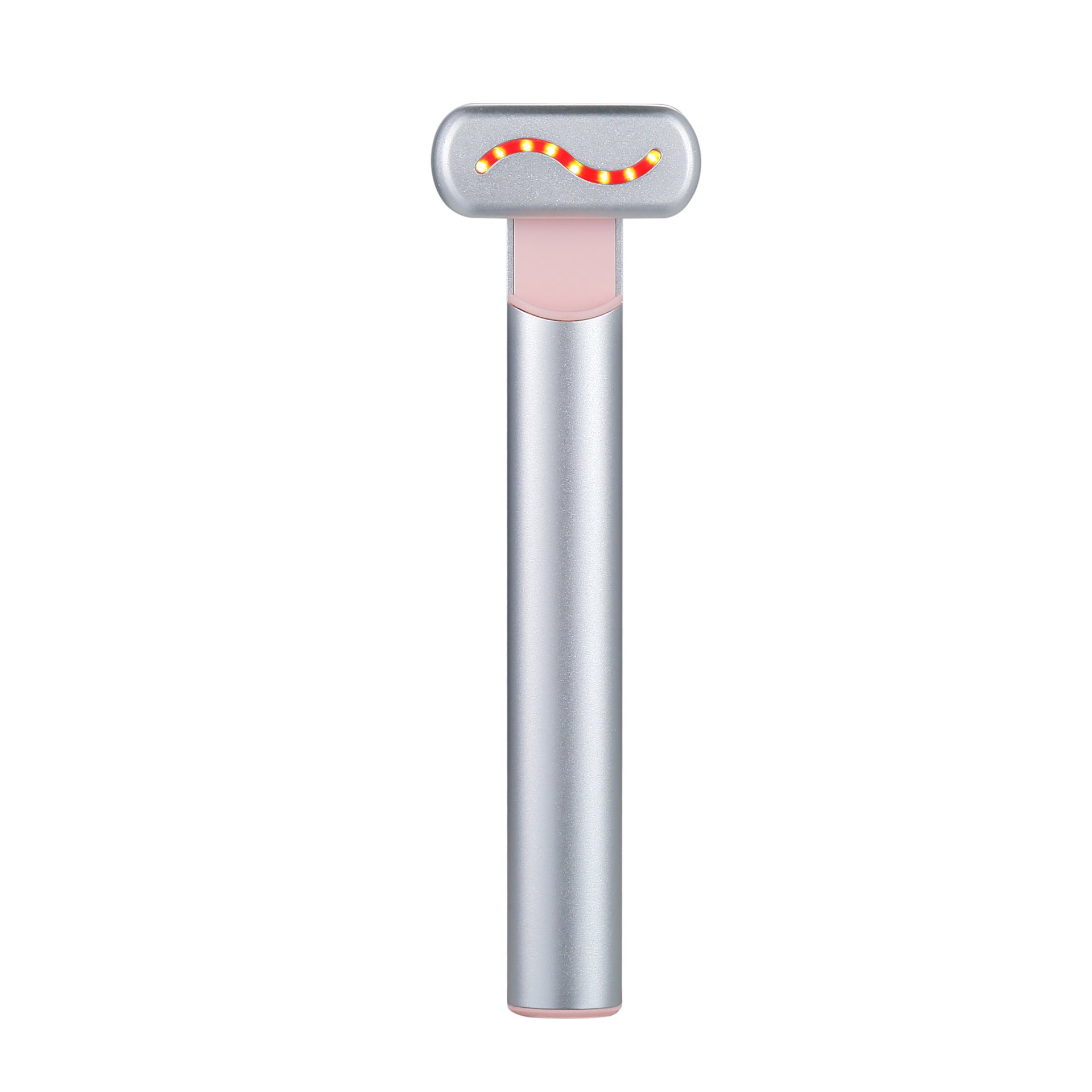 RF EMS Eye Beauty Device - 42C Constant Temperature, Microcurrent & Red Light Therapy for Eye Care Silver