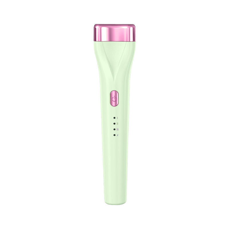 Rechargeable Heated Eyelash Curler - 3 Temperature Settings, 30s Rapid Heating & Anti-Scald Design Green