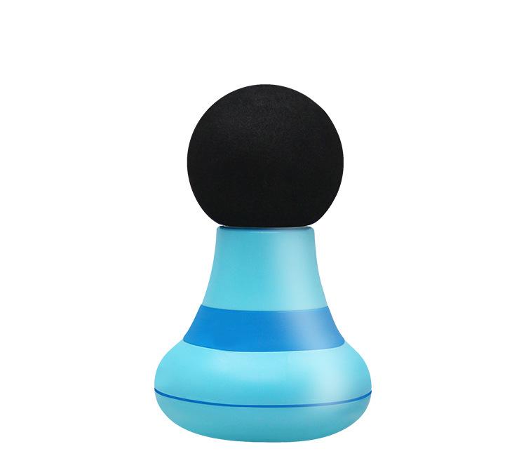 Mini Electric Fascia Massage Gun - Portable Deep Tissue Percussion Massager with Quiet Motor blue
