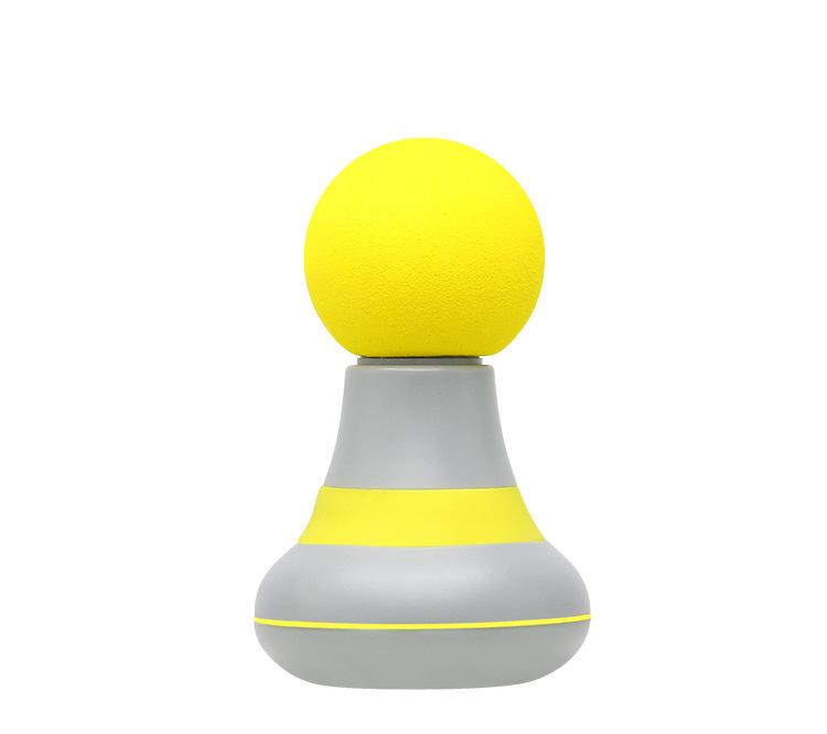 Mini Electric Fascia Massage Gun - Portable Deep Tissue Percussion Massager with Quiet Motor Yellow