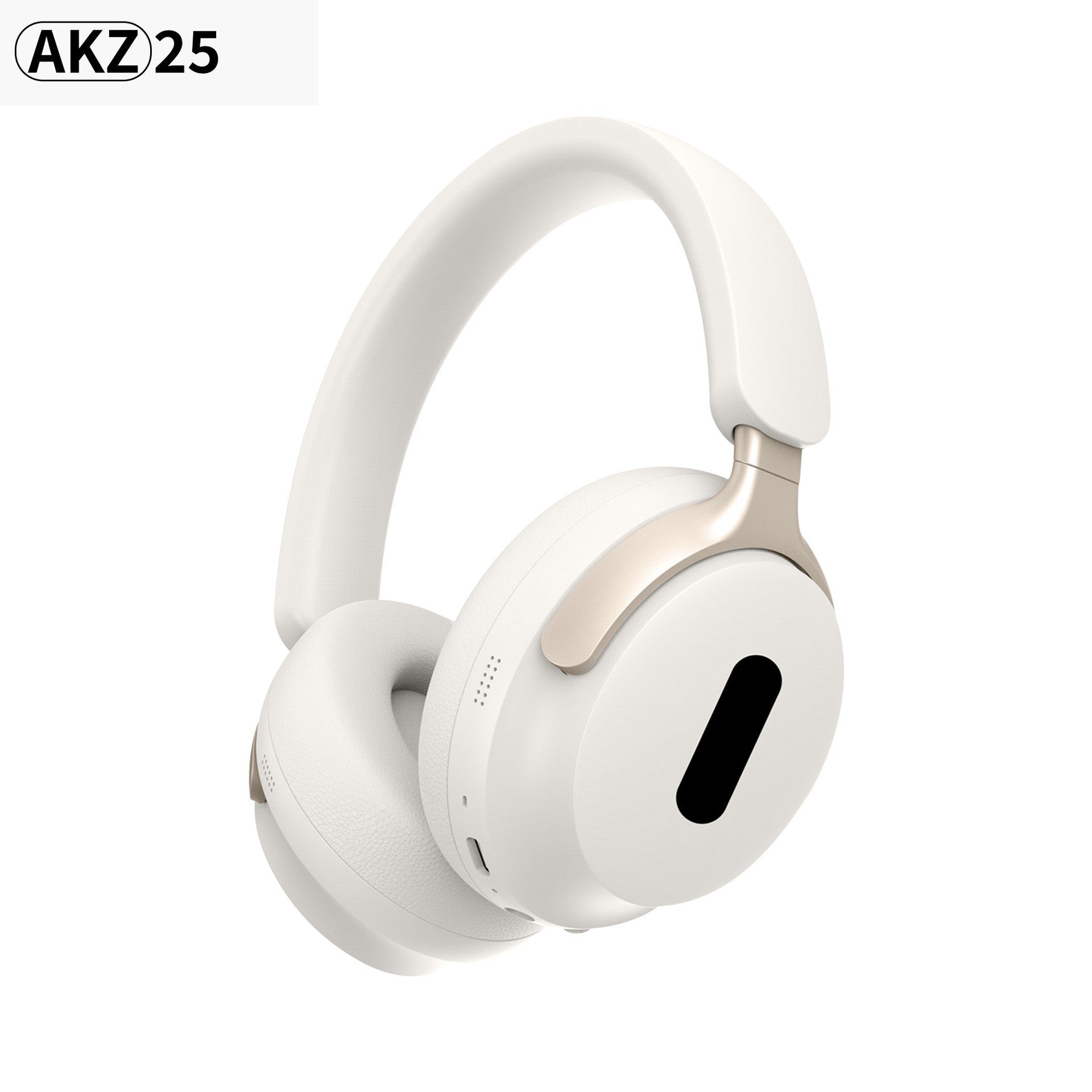 AKZ 25 Wireless Over-Ear Headphones - Bluetooth 5.3, Hi-Fi Audio, Noise-Isolating, Long Battery Life white