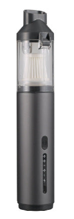 Portable Cordless Handheld Vacuum Cleaner - 16000Pa Suction, 3x2000mAh Battery, Multiple Attachments black