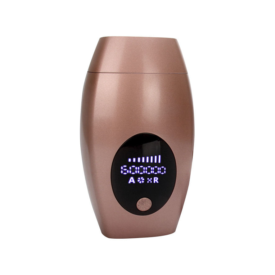 IPL Laser Hair Removal Device - 600,000 Flashes, 8 Intensity Levels, LCD Display & 2 Modes Pink